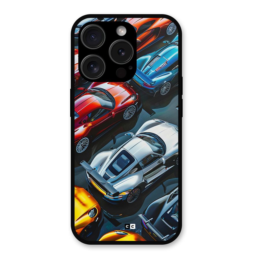 Supercar Club Metal Back Case for iPhone 15 Pro