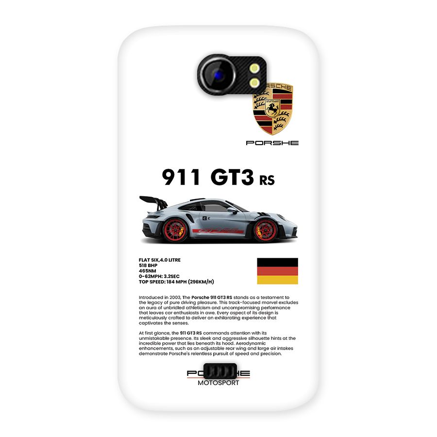 Supercar Features Back Case for Canvas 2 A110