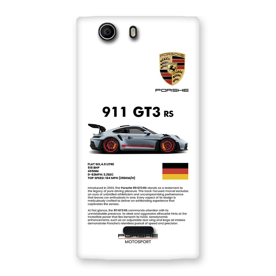 Supercar Features Back Case for Canvas Nitro 2 E311