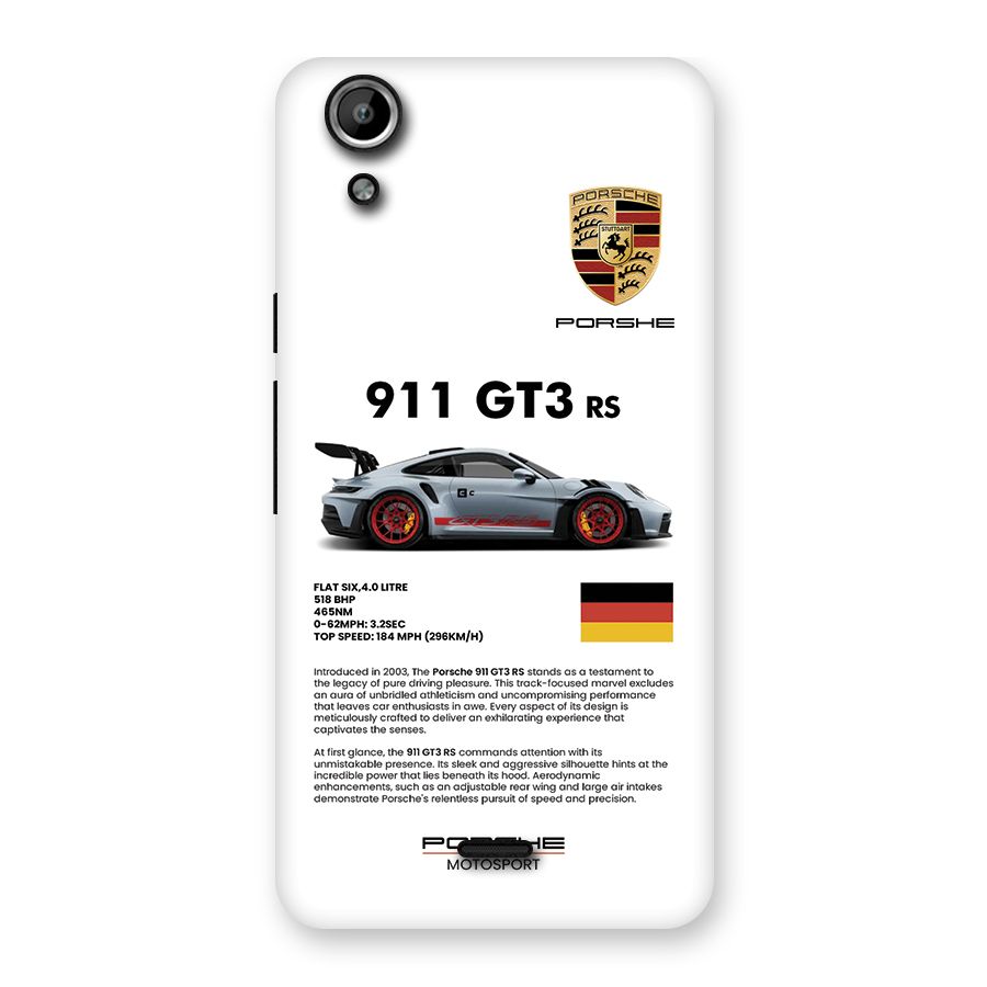 Supercar Features Back Case for Canvas Selfie Lens Q345