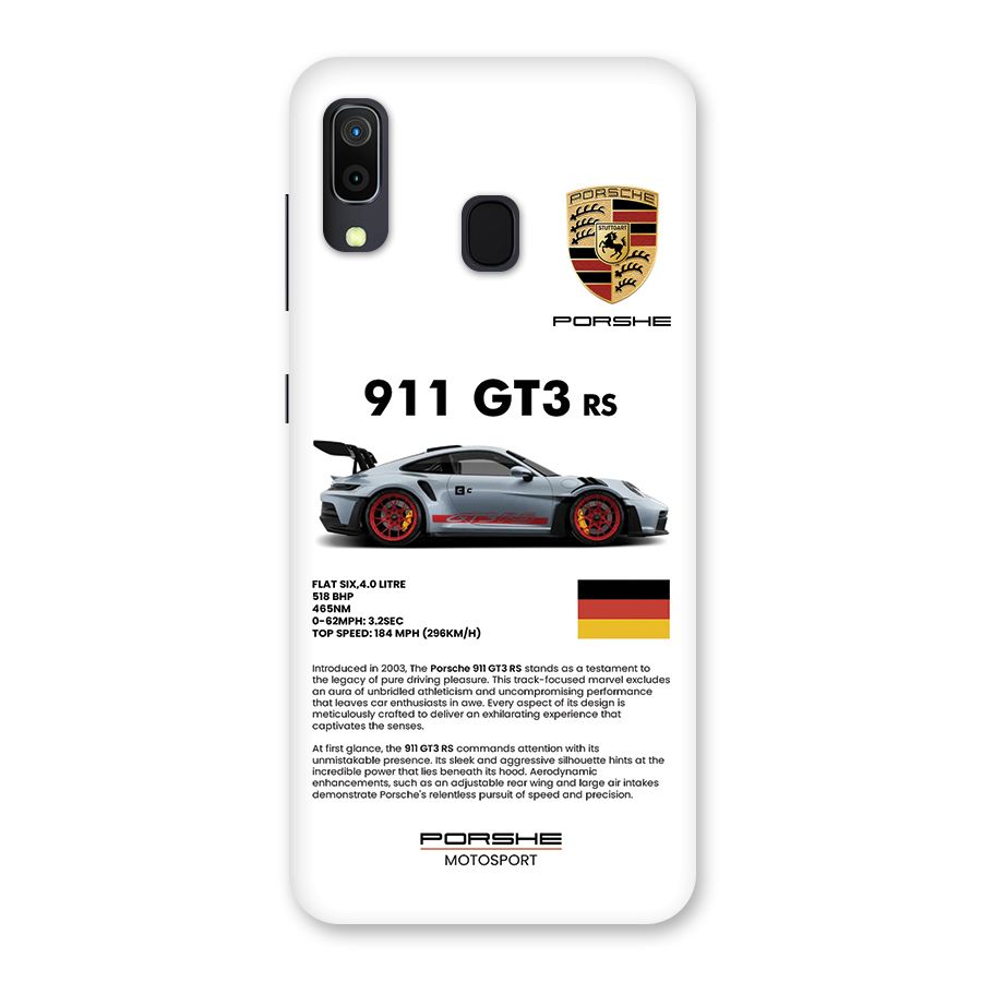 Supercar Features Back Case for Galaxy A30