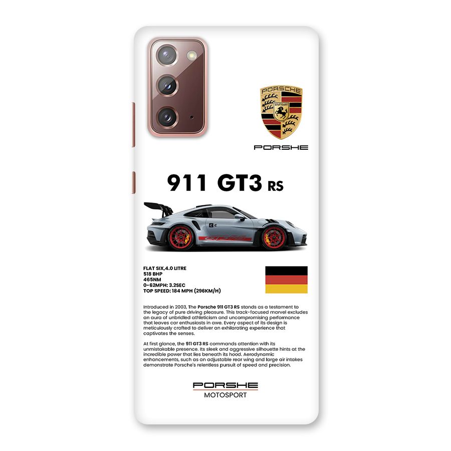 Supercar Features Back Case for Galaxy Note 20