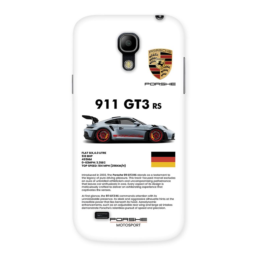 Supercar Features Back Case for Galaxy S4 Mini
