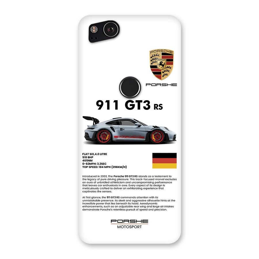 Supercar Features Back Case for Google Pixel 2