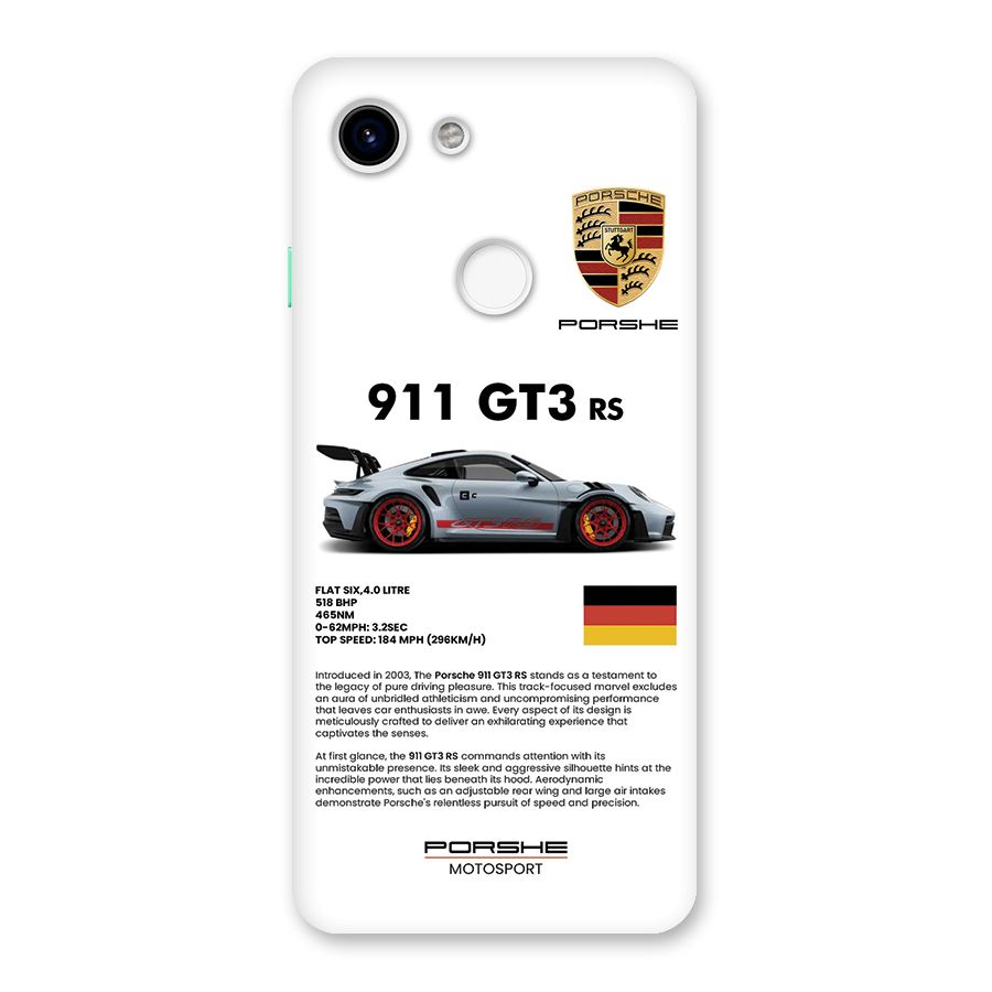 Supercar Features Back Case for Google Pixel 3