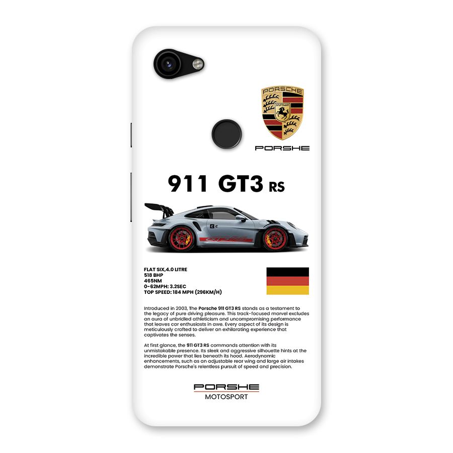 Supercar Features Back Case for Google Pixel 3a XL