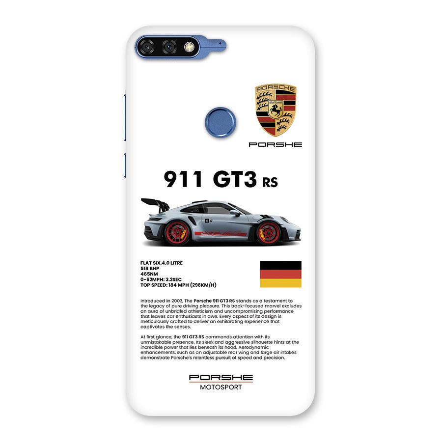 Supercar Features Back Case for Honor 7C