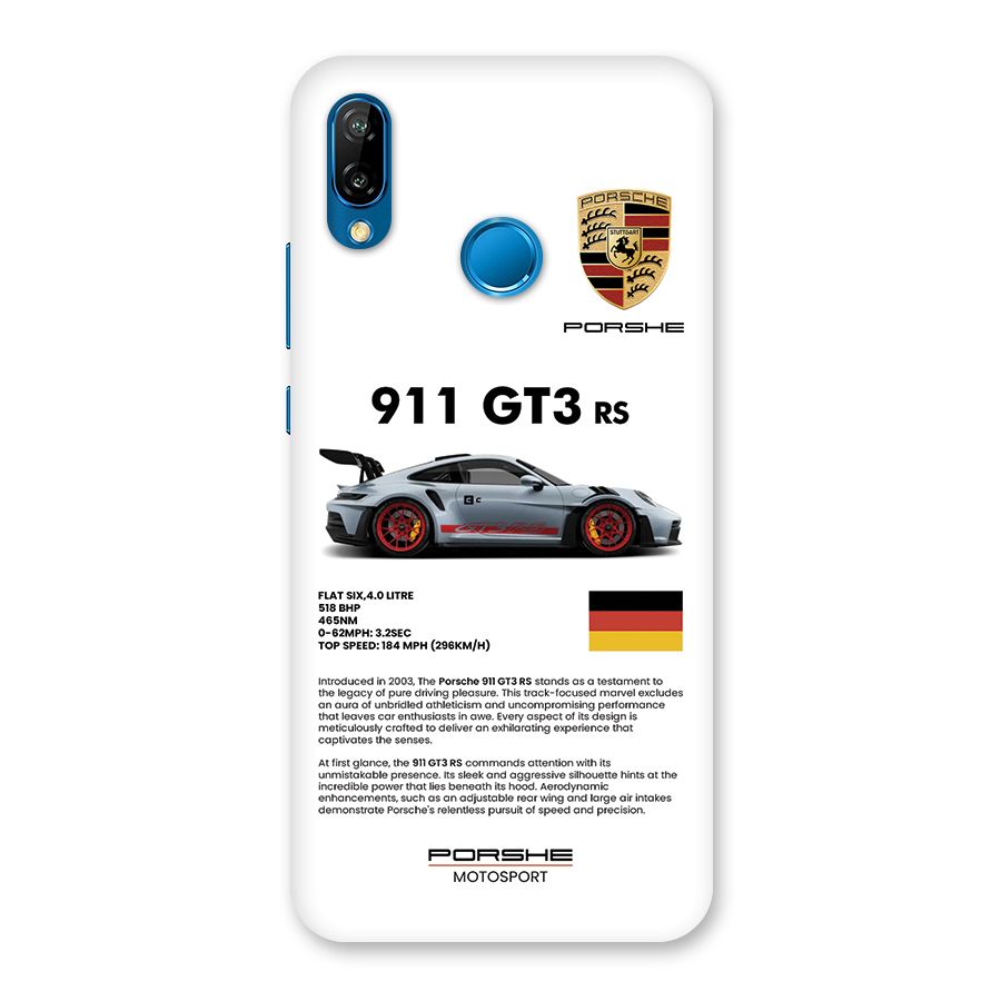 Supercar Features Back Case for Huawei P20 Lite
