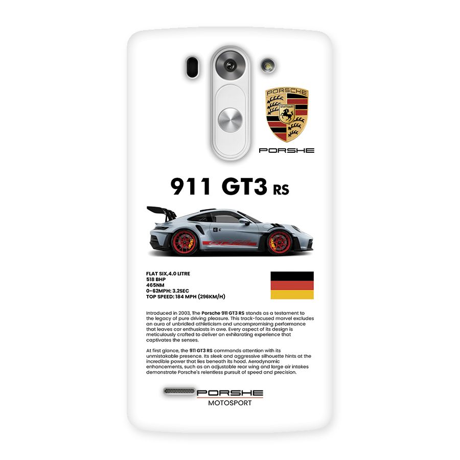 Supercar Features Back Case for LG G3 Mini