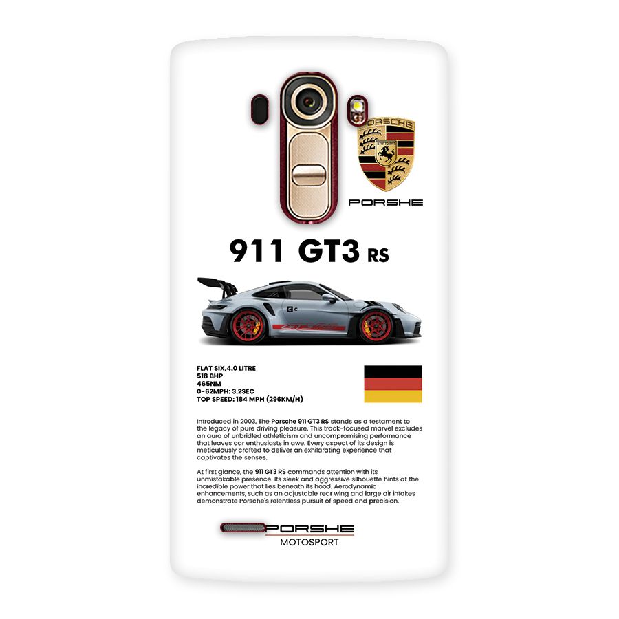Supercar Features Back Case for LG G4
