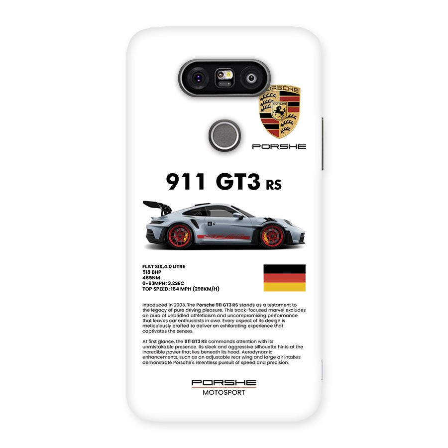 Supercar Features Back Case for LG G5