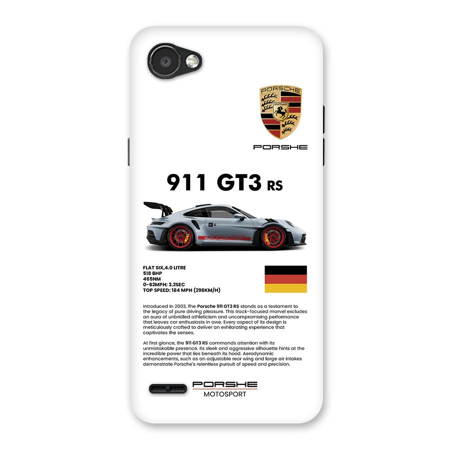 Supercar Features Back Case for LG Q6