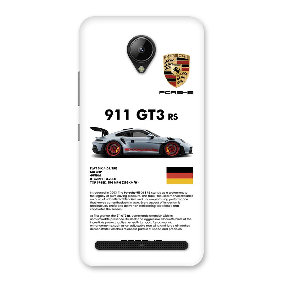 Supercar Features Back Case for Lenovo C2