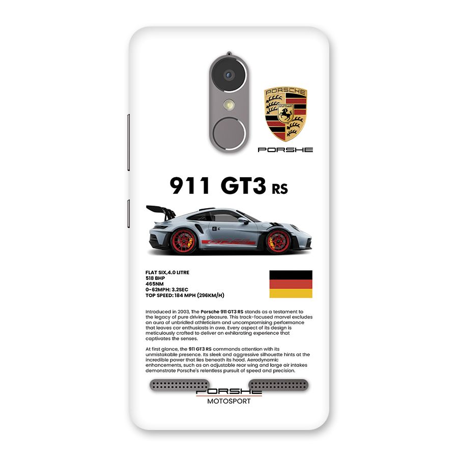 Supercar Features Back Case for Lenovo K6