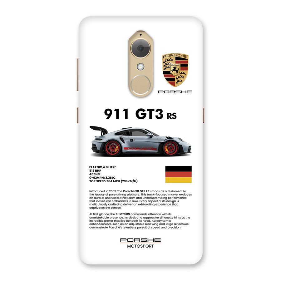 Supercar Features Back Case for Lenovo K8