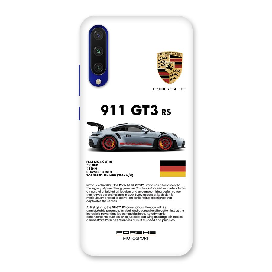 Supercar Features Back Case for Mi A3
