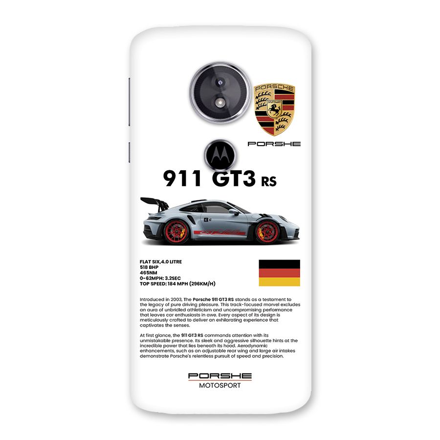 Supercar Features Back Case for Moto E5