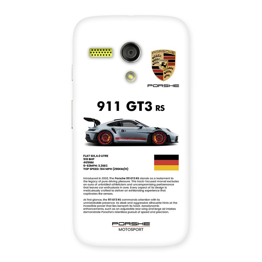 Supercar Features Back Case for Moto G