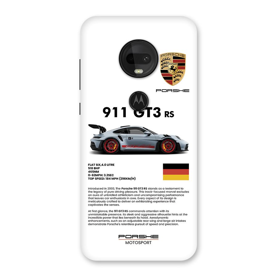 Supercar Features Back Case for Moto G7