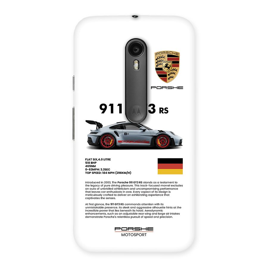 Supercar Features Back Case for Moto G Turbo