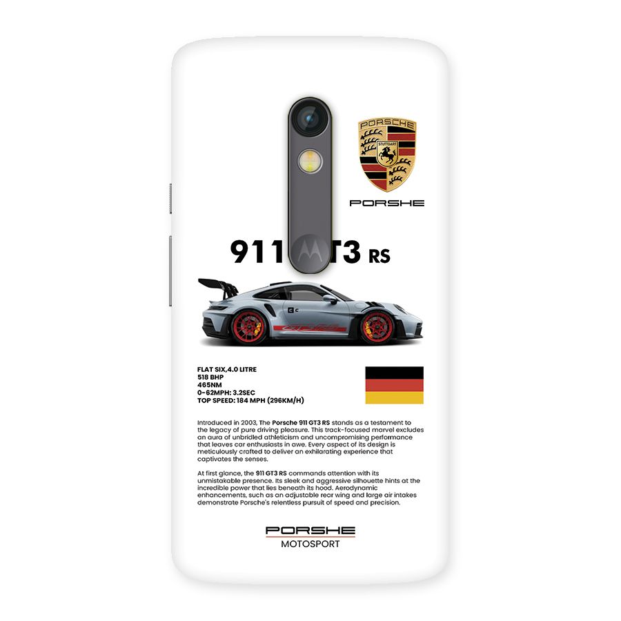 Supercar Features Back Case for Moto X Play
