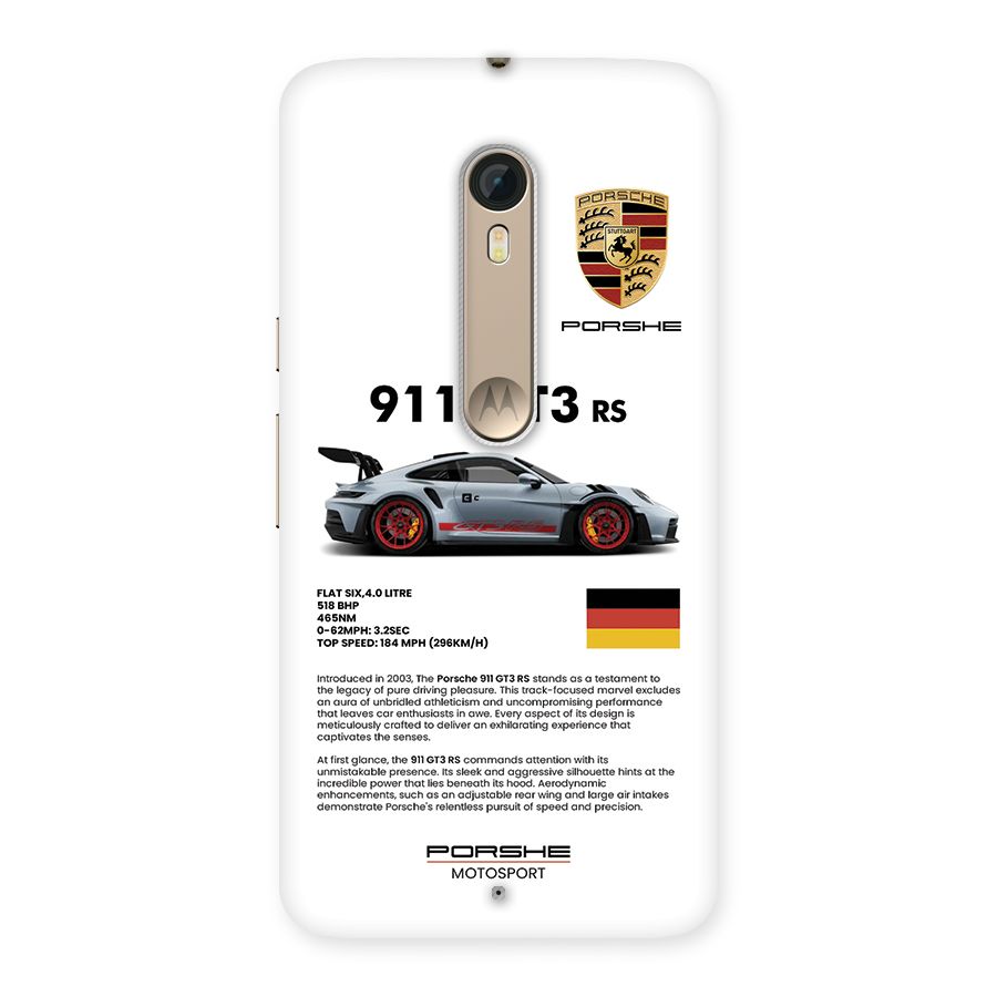 Supercar Features Back Case for Moto X Style