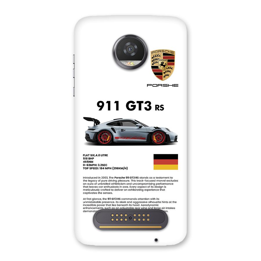 Supercar Features Back Case for Moto Z2 Play