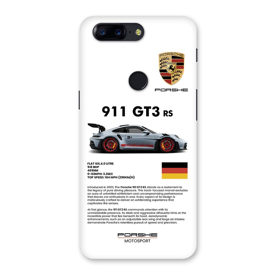 Supercar Features Back Case for OnePlus 5T