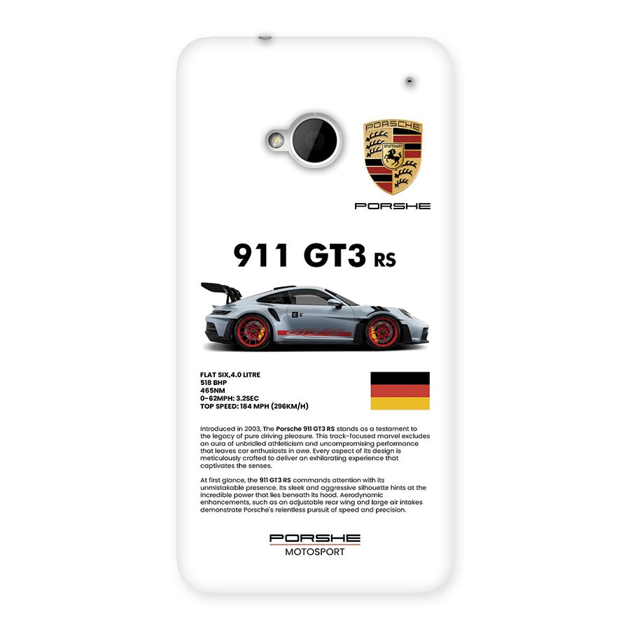 Supercar Features Back Case for One M7 (Single Sim)