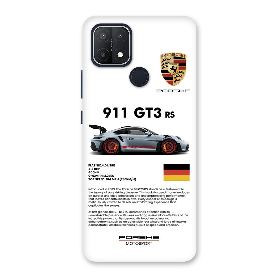 Supercar Features Back Case for Oppo A15s