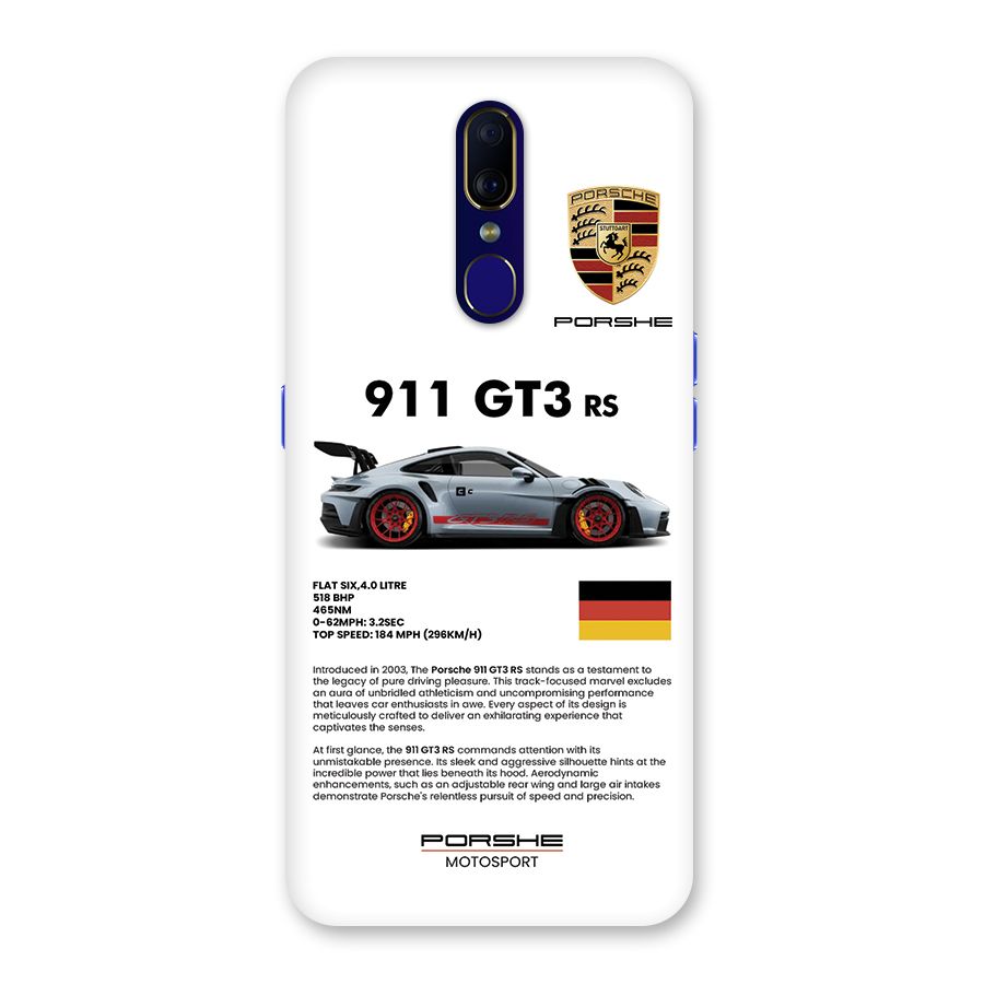 Supercar Features Back Case for Oppo A9