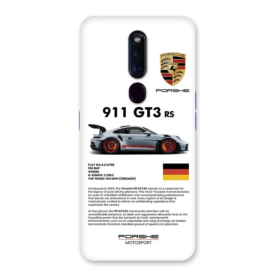 Supercar Features Back Case for Oppo F11 Pro