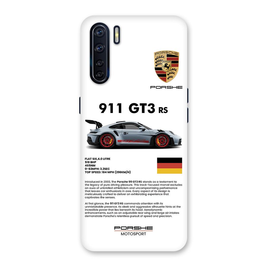 Supercar Features Back Case for Oppo F15