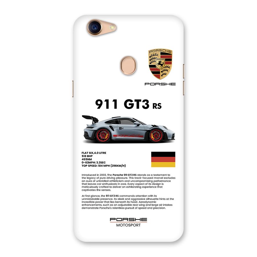 Supercar Features Back Case for Oppo F5