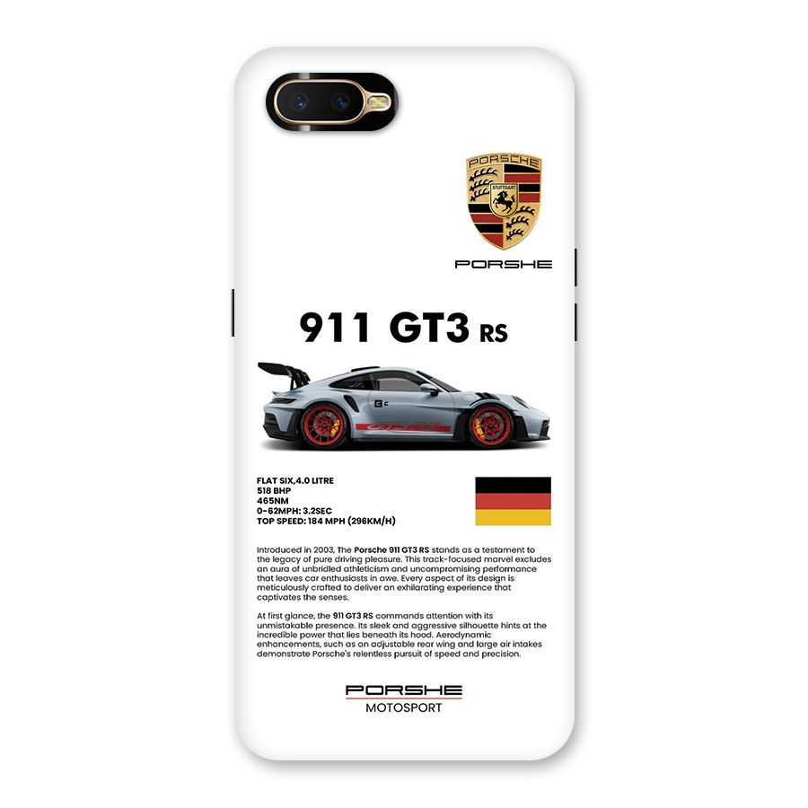 Supercar Features Back Case for Oppo K1
