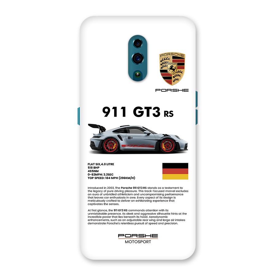 Supercar Features Back Case for Oppo Reno