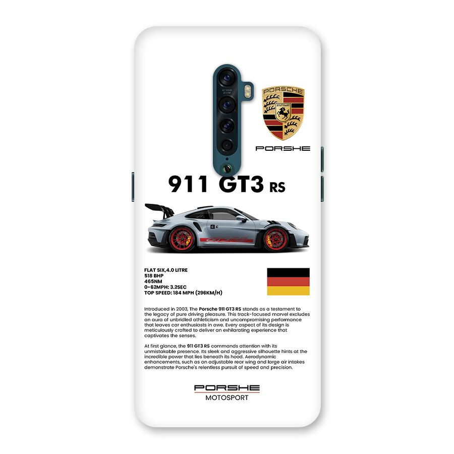 Supercar Features Back Case for Oppo Reno2