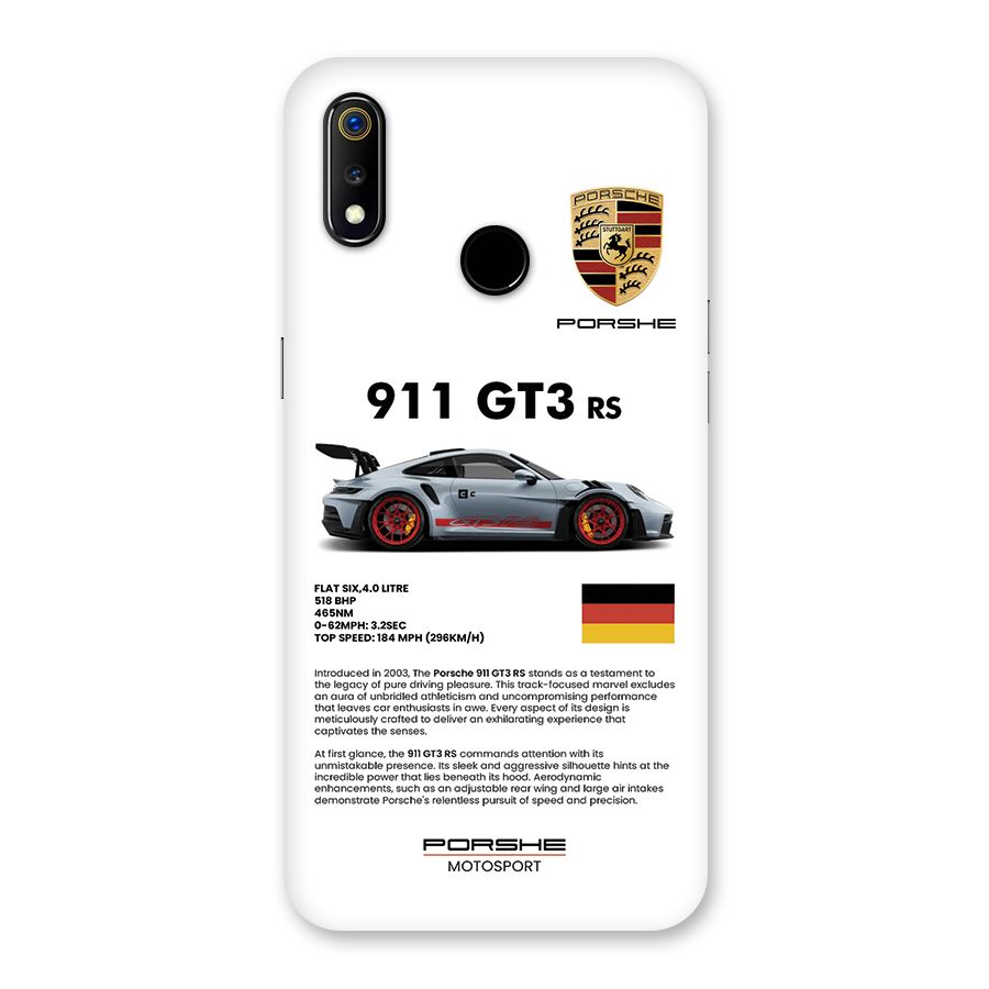 Supercar Features Back Case for Realme 3