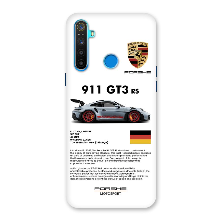 Supercar Features Back Case for Realme 5