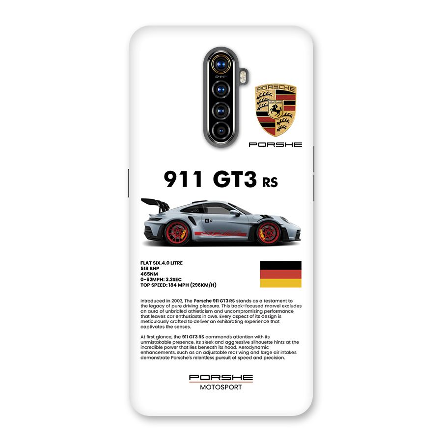 Supercar Features Back Case for Realme X2 Pro