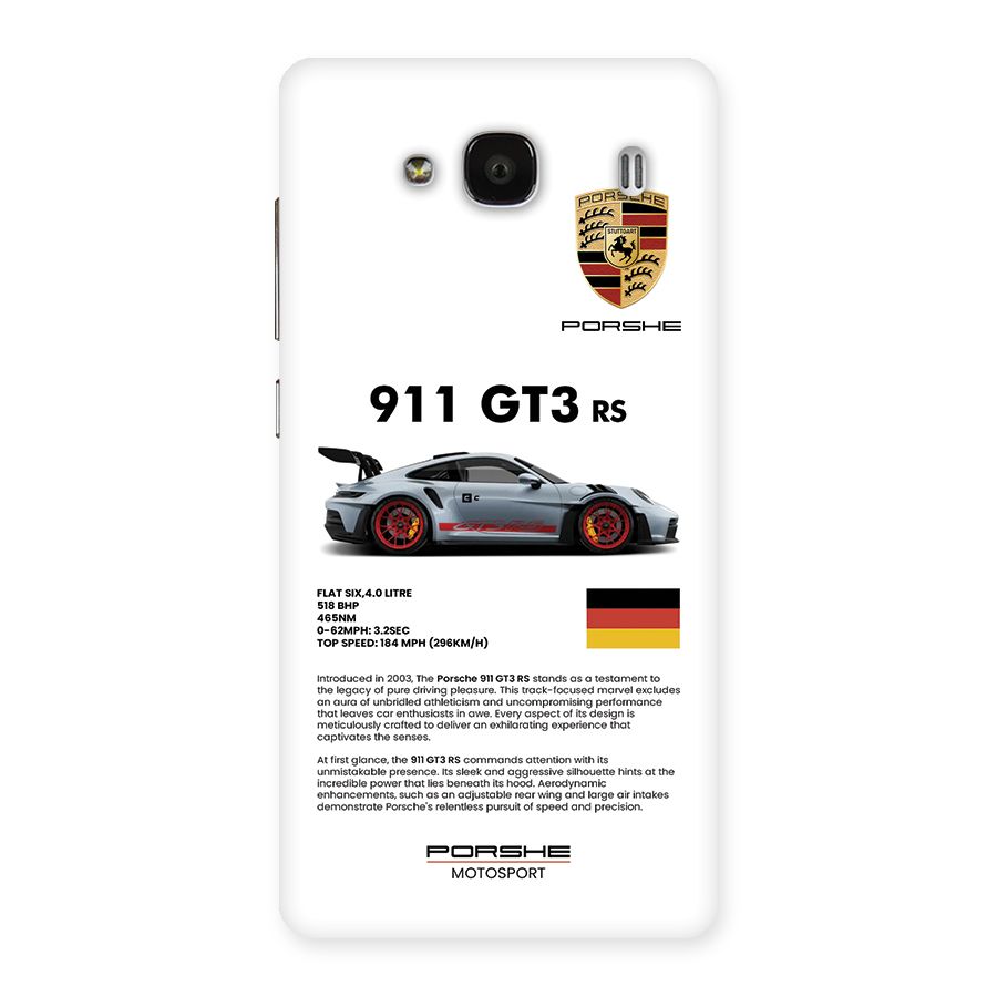 Supercar Features Back Case for Redmi 2 Prime