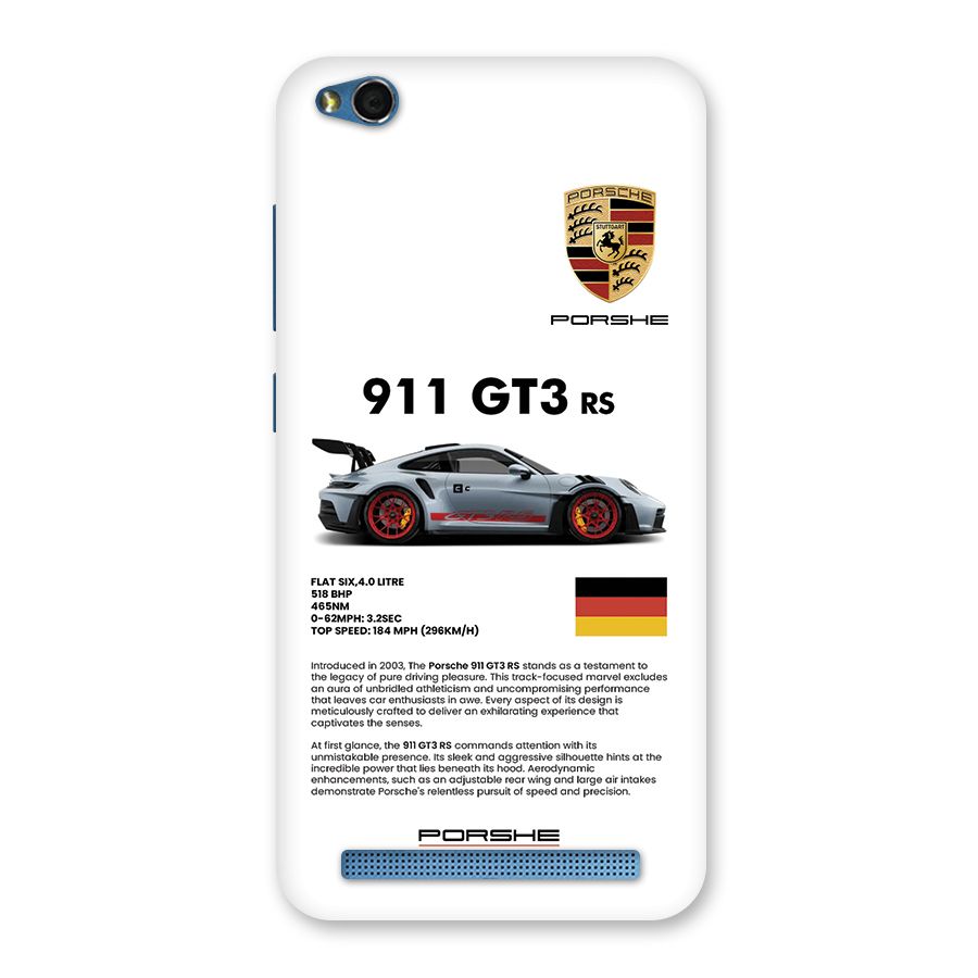 Supercar Features Back Case for Redmi 5A