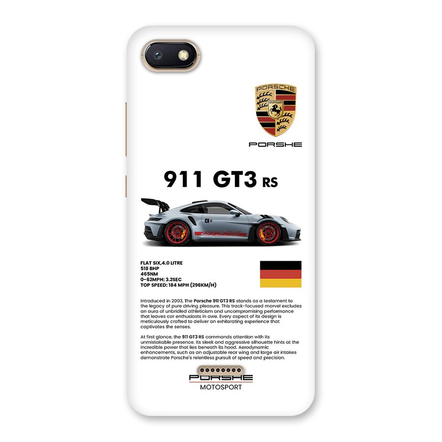 Supercar Features Back Case for Redmi 6A