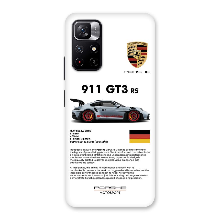 Supercar Features Back Case for Redmi Note 11T 5G