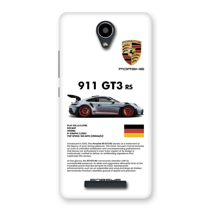 Supercar Features Back Case for Redmi Note 2
