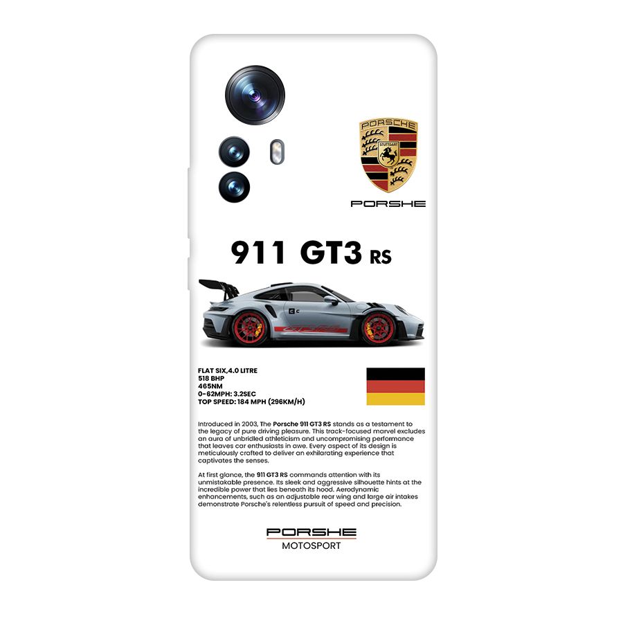 Supercar Features Back Case for Xiaomi 12 Pro