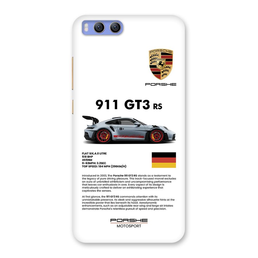 Supercar Features Back Case for Xiaomi Mi 6