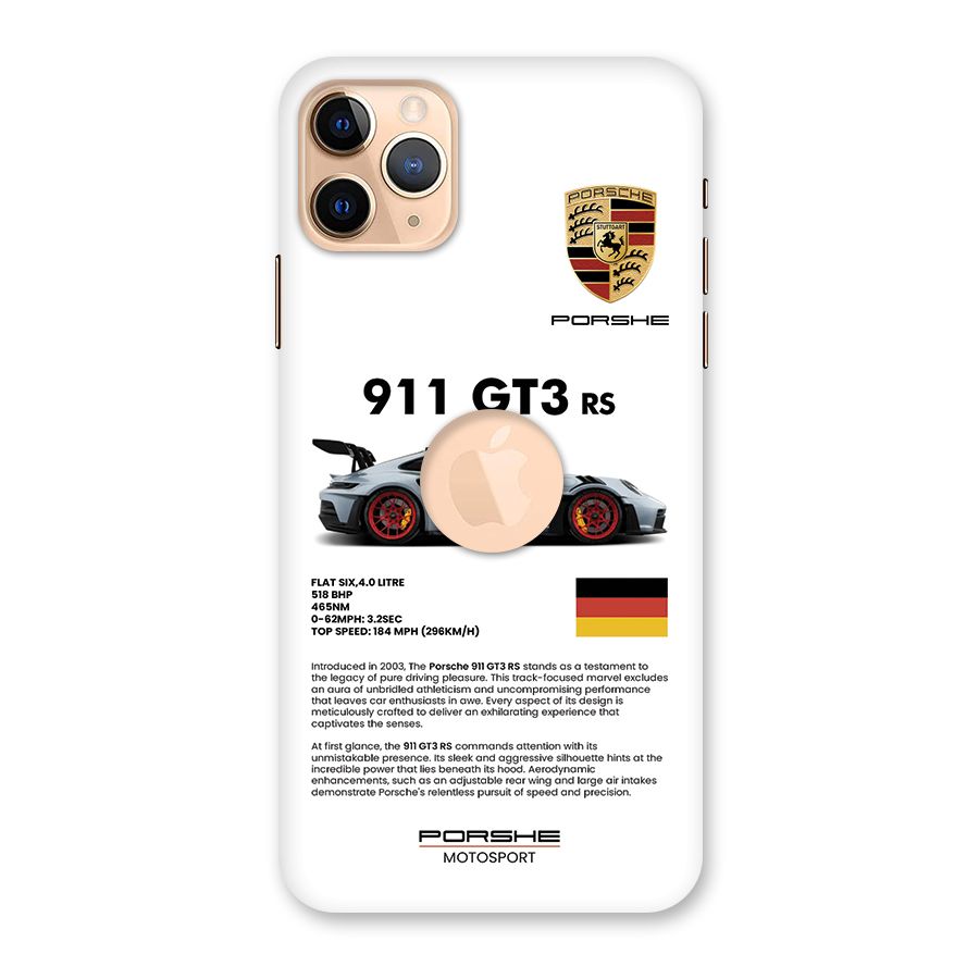 Supercar Features Back Case for iPhone 11 Pro Max Logo Cut