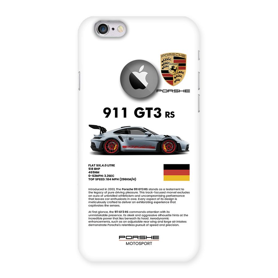Supercar Features Back Case for iPhone 6 Logo Cut