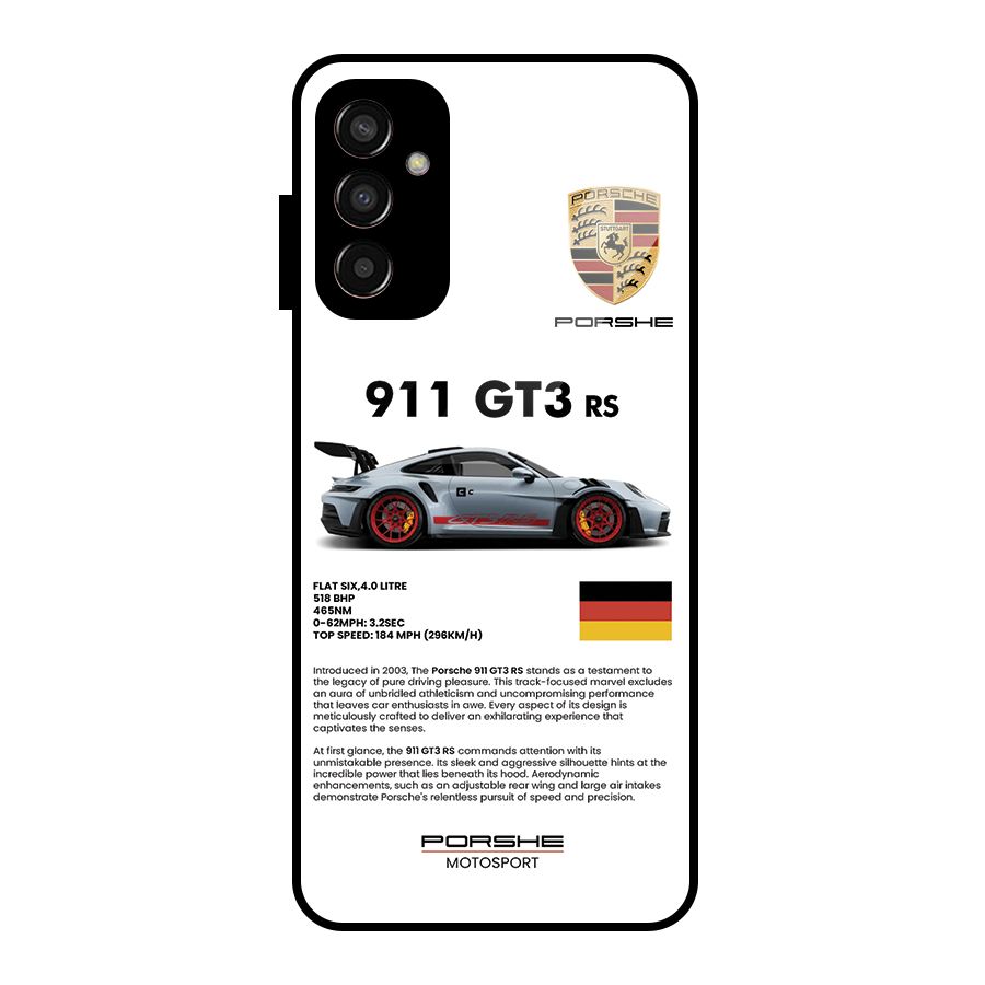 Supercar Features Glass Back Case for Galaxy F13